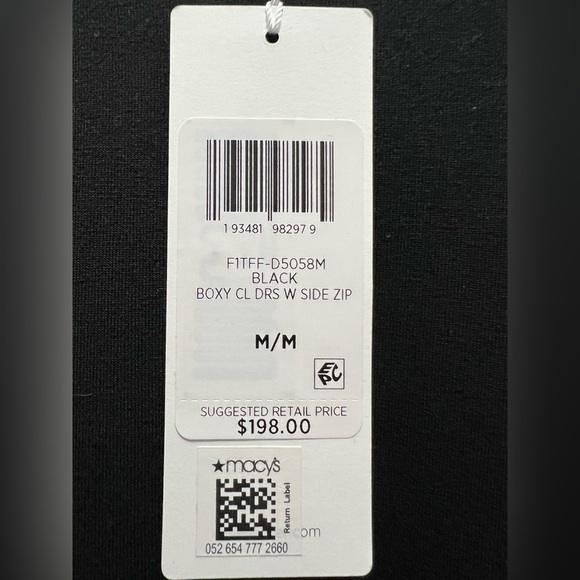 Eileen Fisher Stretch Jersey Knit Crew Neck Dress Medium - Picture 3 of 8